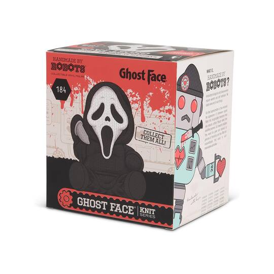 Handmade by Robots™ 5" Black & White Ghost Face